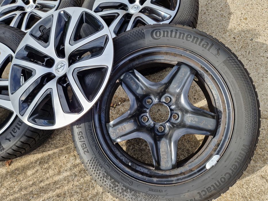 Jante Opel Zafira C Astra J Insignia 5x115 anvelope iarna 215 55 17