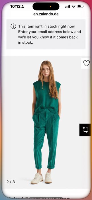 Pantaloni Benetton cu talie elastica