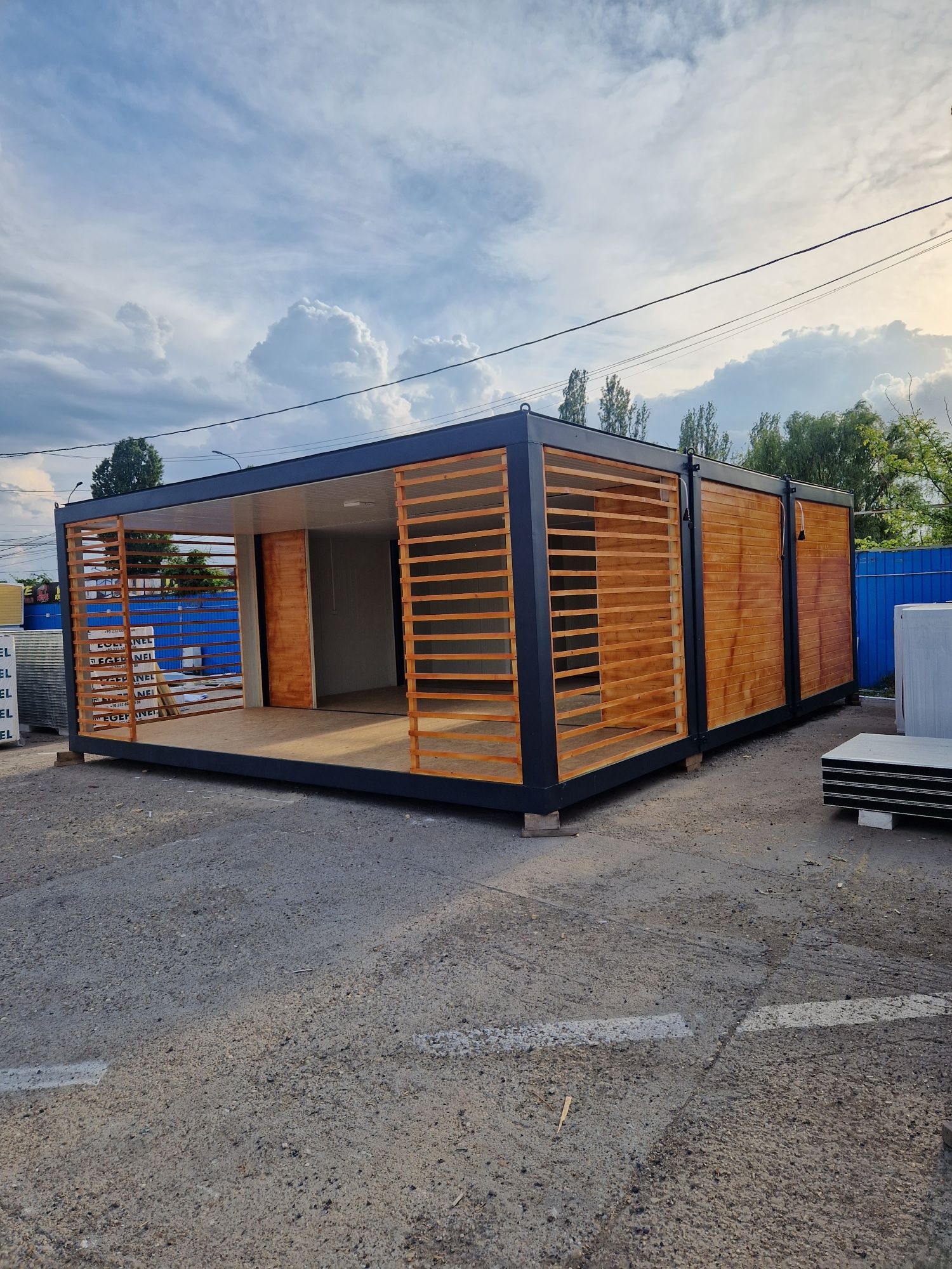 Containere vitrină birou magazin sanitare de plajă Fast-food container