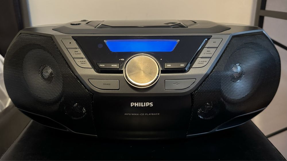 Microsistem audio Philips AZ780/12, CD, MP3-CD, USB, FM, Telecomanda
