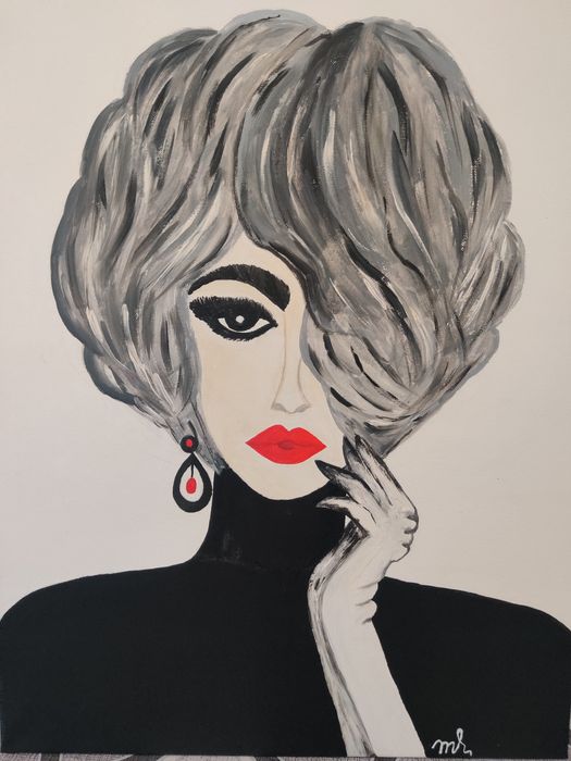 Vând tablouri pictura manuala acrilica pe carton sau panza