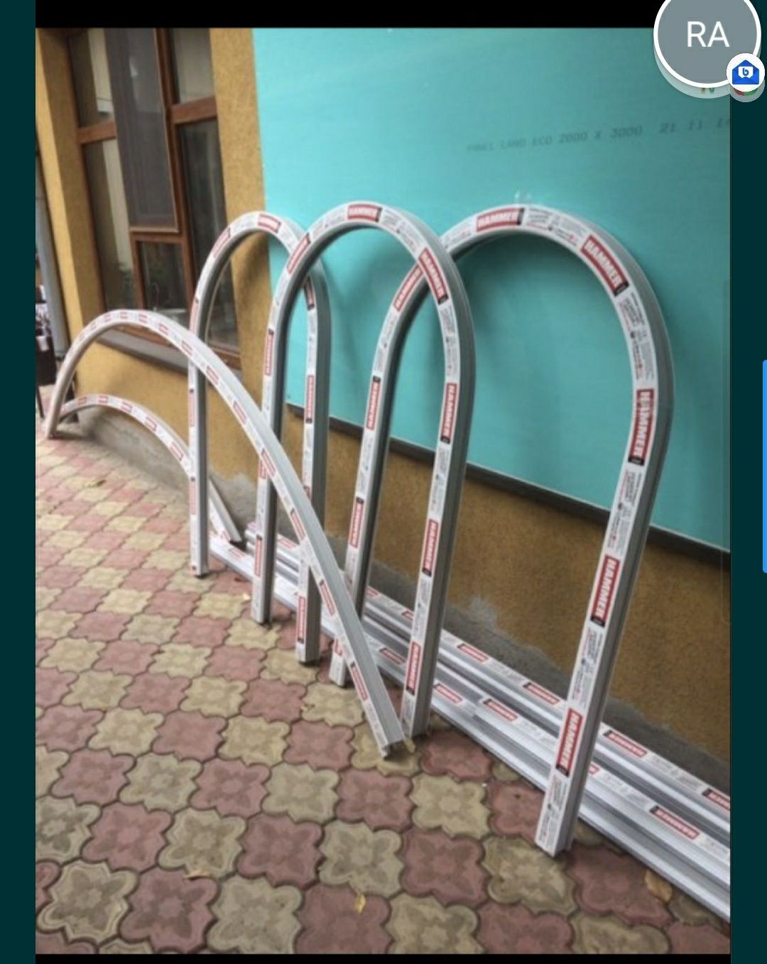 Curbam profile pvc (arcade)și site