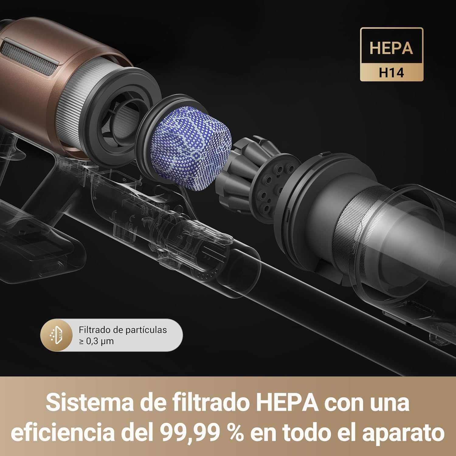 Вертикална прахосмукачка Dreame Z20 HEPA филтрация 250AW до 90 минути