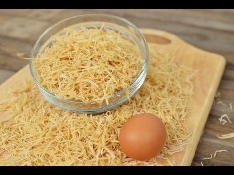 Домашняя яичная лапша