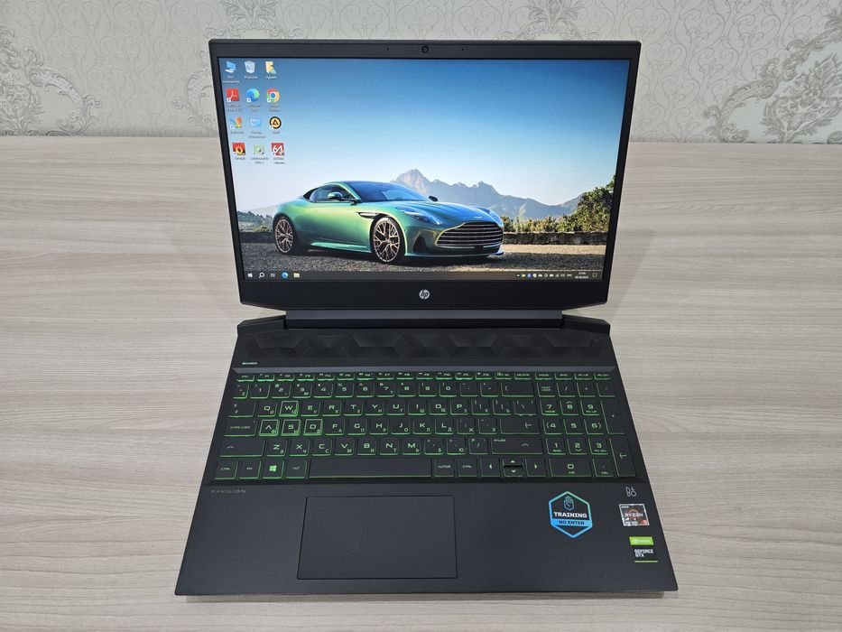 HP, GTX 1650Ti 4Gb, Ryzen 5, Ram 16Gb, SSD 512Gb, Full HD IPS
