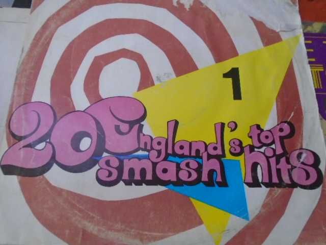 винил  пластинка  "20  england smash hits" (Europe)