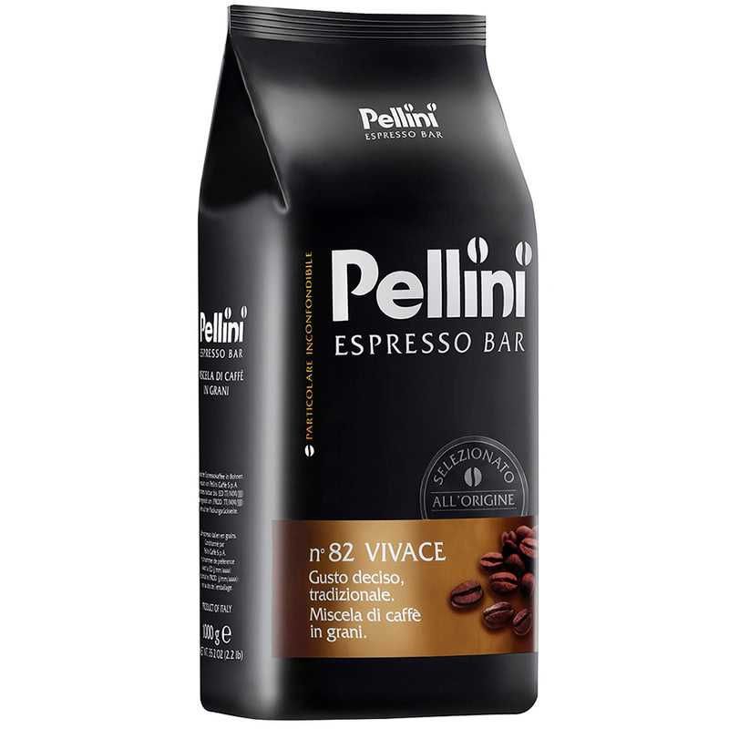 кафе PELLINI пакет зърна/мляно 1кг/250гр видове внос ИТАЛИЯ