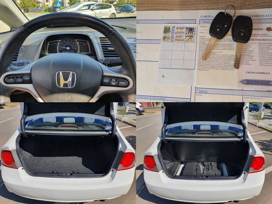 Honda Civic 2008 Sedan, 1.8 Benzina 140CP, Cutie Manuala 6+1, 65.000KM