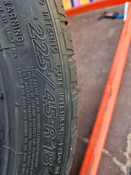 2 Anvelope ca noi Michelin 225 45 R18 M+S