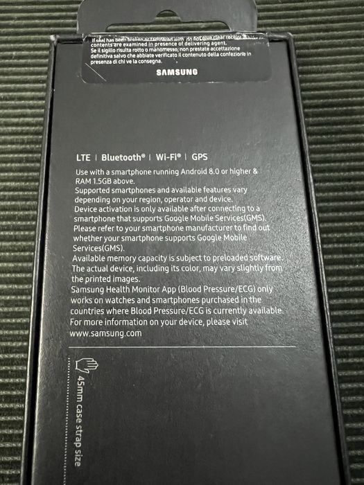 Samsung Galaxy Watch 5 Pro LTE/Black Titanium/45mm/impecabil