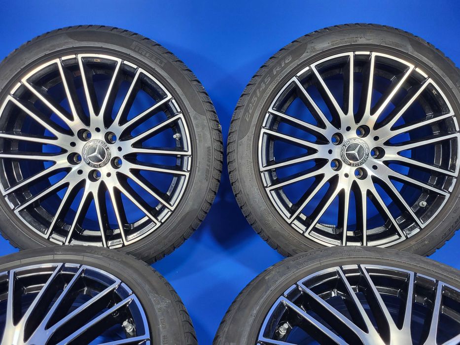 Vand jante/roti R18 Bicolore Mercedes C Klass W206-W205 + anvelope m+s
