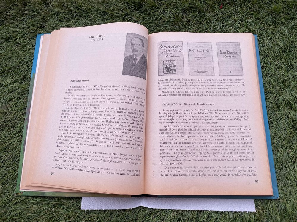 Vând Manual Limba Și Literatura Romană. Anul 1981