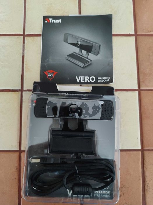 Уеб камера TRUST GXT 1160 Vero, Full HD 1080p, микрофон, USB, черна