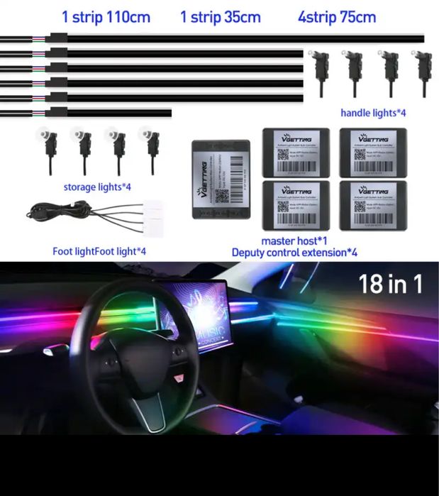 Lumini ambientale acrilice Dinamice 18-1 STOC LIMITAT!!!
