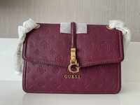 Дамска чанта Guess James logo  plum