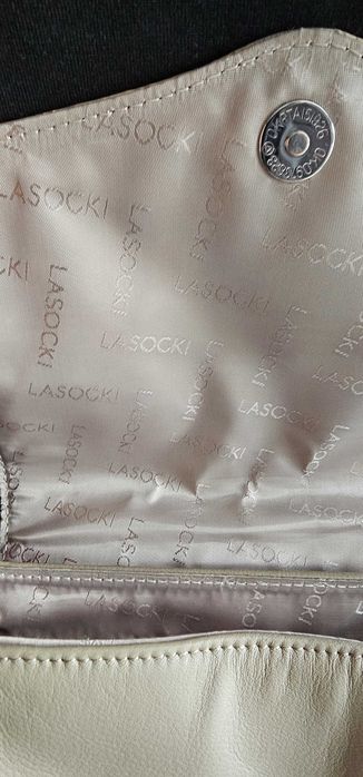 Poseta din piele La Socki, de dama, bej