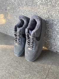 Nike Air Force зимние кроссовки