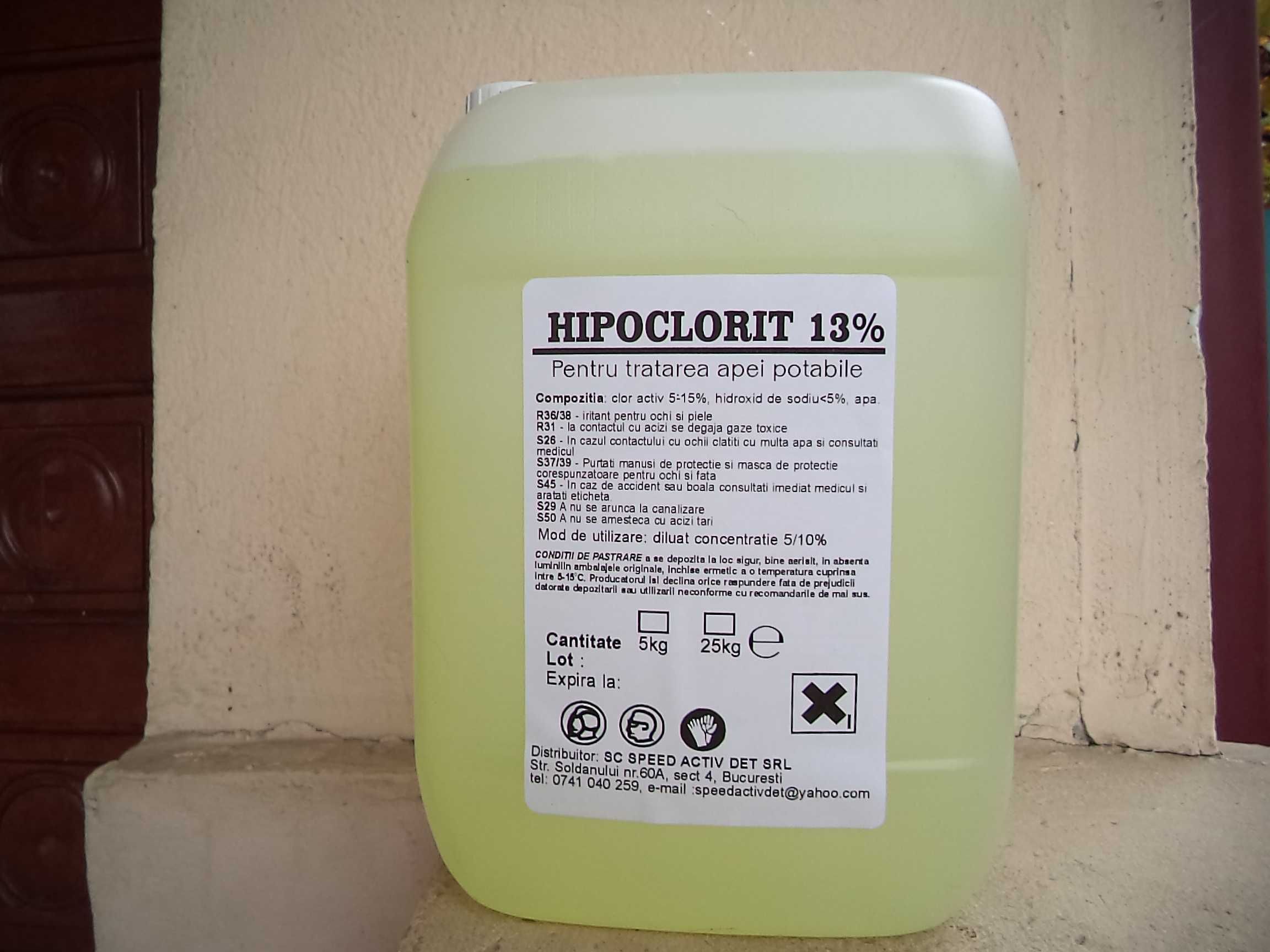 Hipoclorit de sodiu 15% concentrat