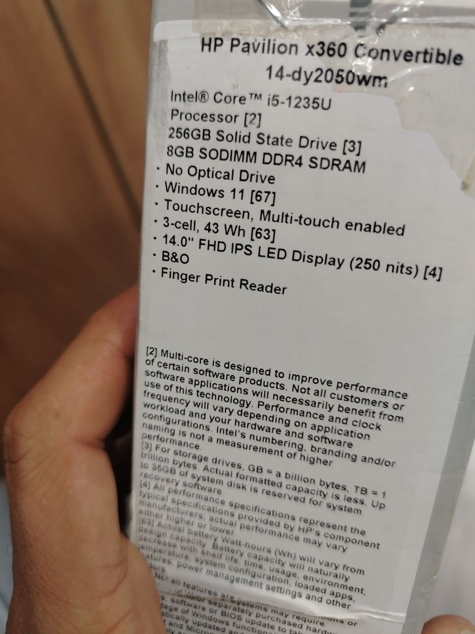 Hp x360 intel i5 12gen 10cpu
