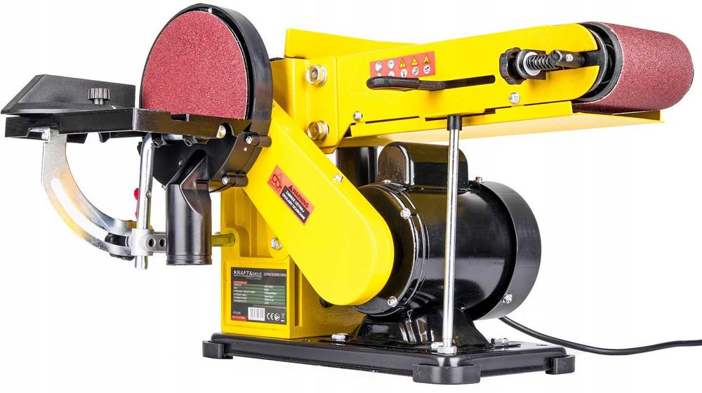 Polizor slefuitor banc masa 650W cu curea banda disc abraziv (KD5296)