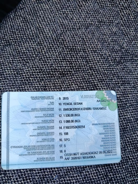 Nexia 2 donc luks kanditsioner