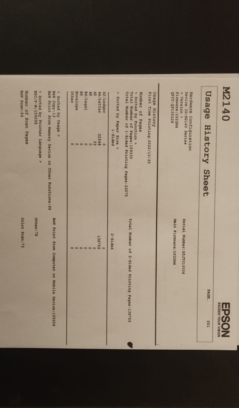 Epson m2140 sotiladi