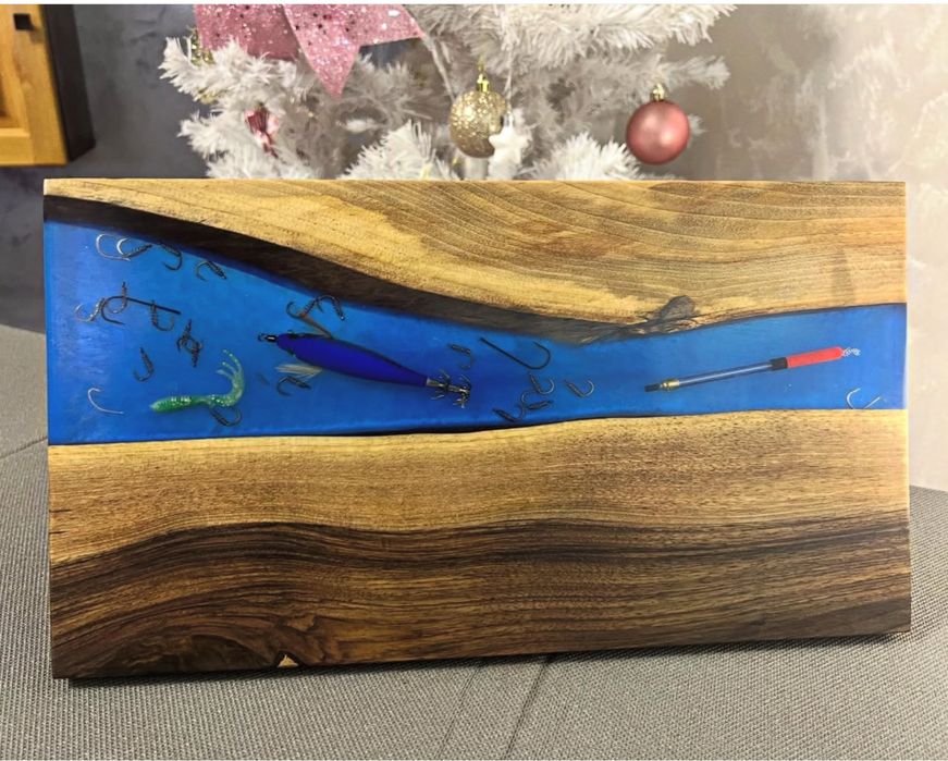 Уникални дъски за рязане и сервиране на мезета от орех и дъб