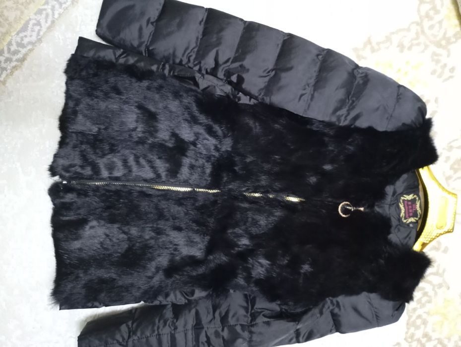 Женская куртка мех натуралка XL