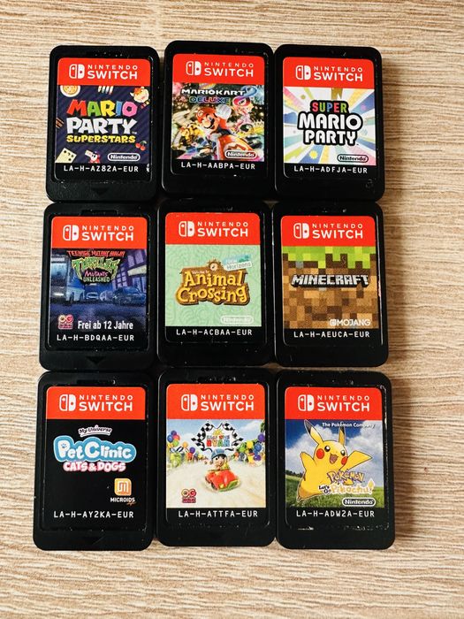 Игри за Nintendo Switch Minecraft,Animal crossing, Pokemon, Mario и др