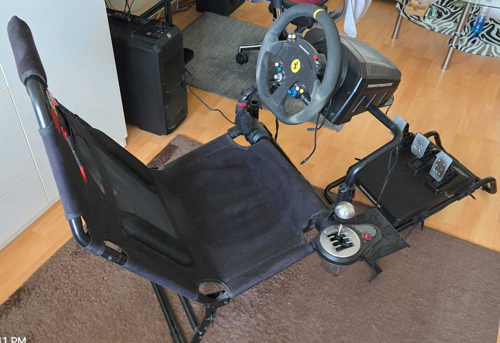 Volan THRUSTMASTER TS-PC RACER + cockpit + pedale + schimbator