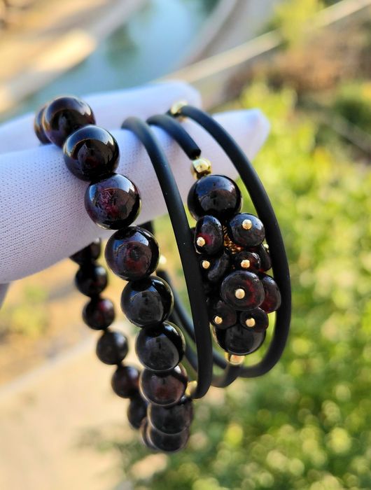 Браслет с натуральными камнями.