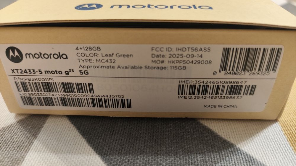 Motorola Moto G35