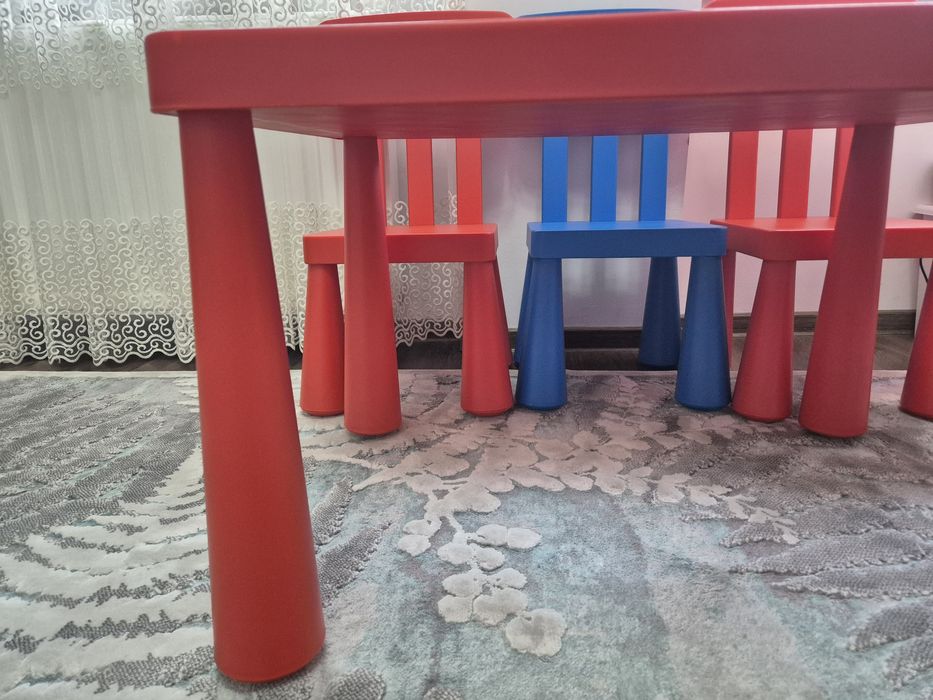 Masa cu 3 scaune copii  Ikea