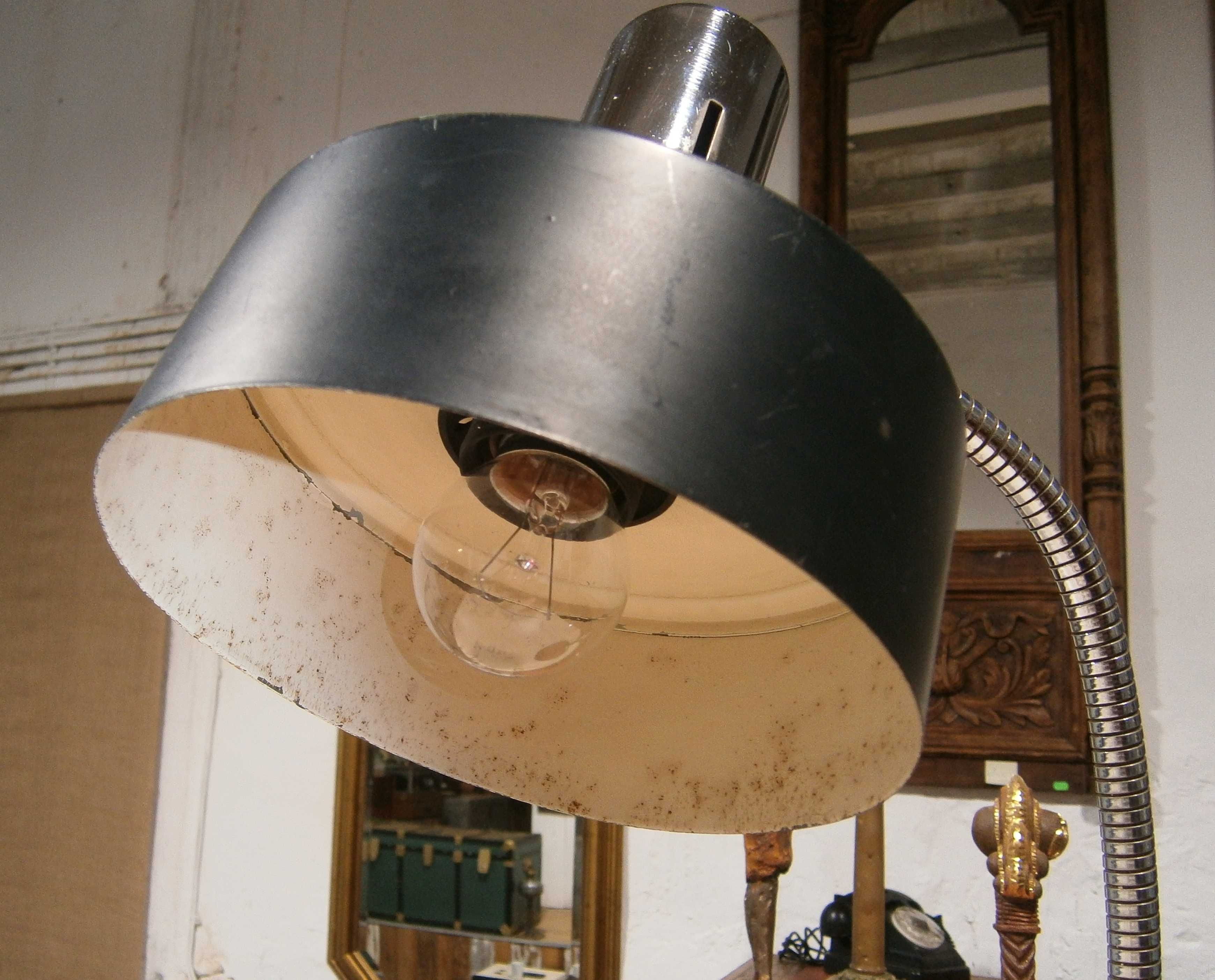 Lampa veche metalica stil Mid Century (Veioza)
