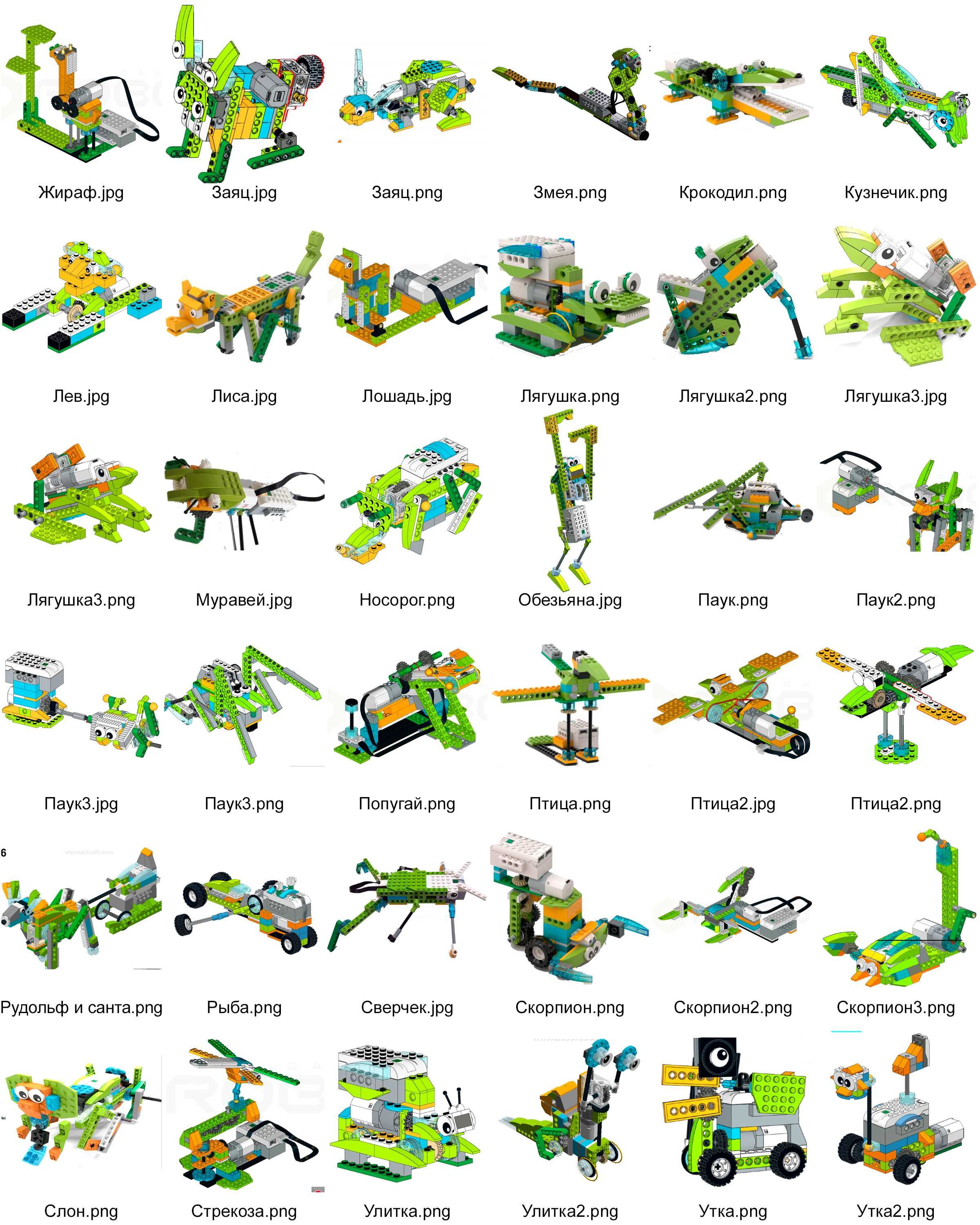 Ko'rsatmalar  Lego Wedo 2.0