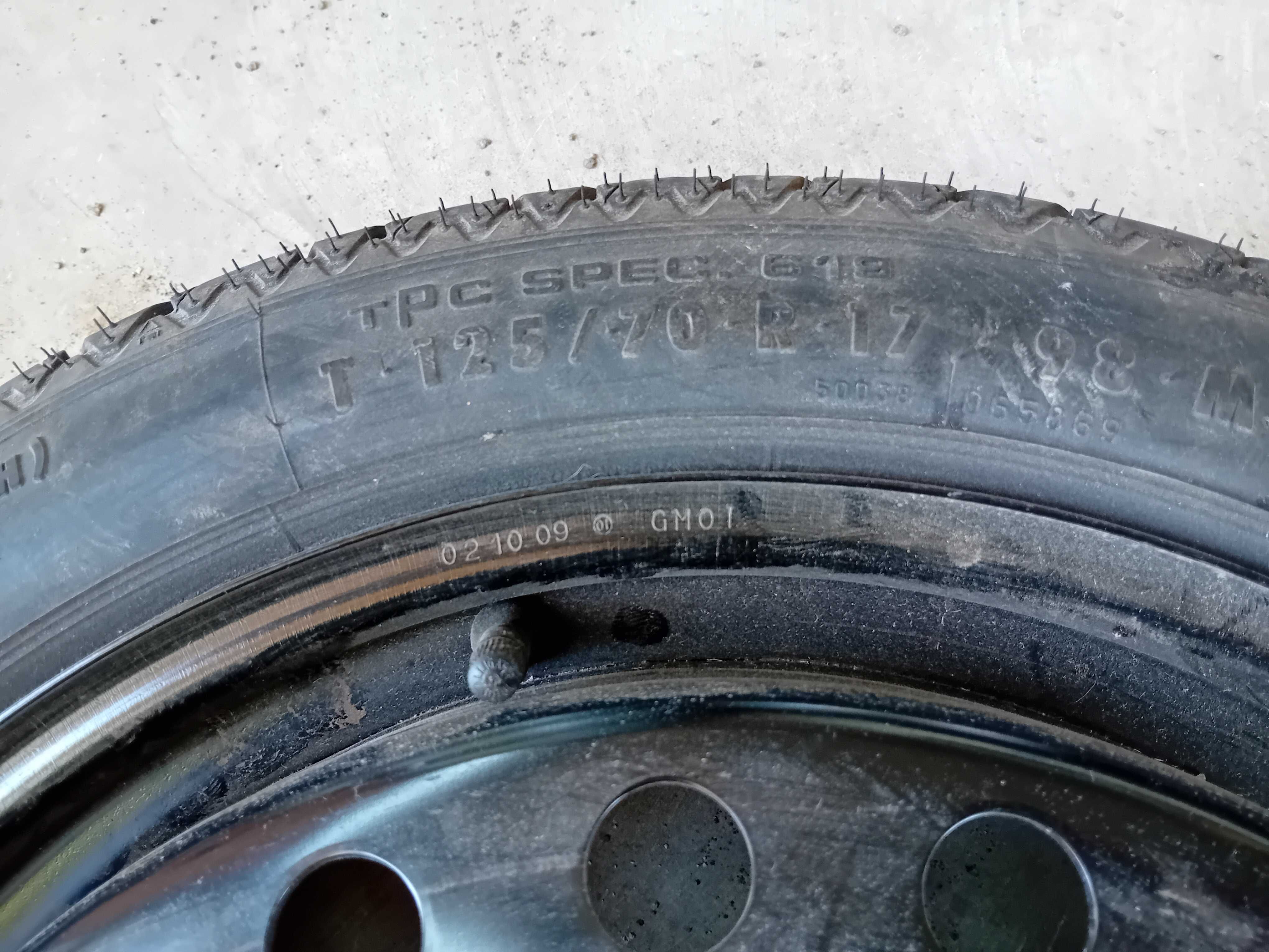 1 бр.гуми патерица Continental  125 70 17 за опел инигма 5x120