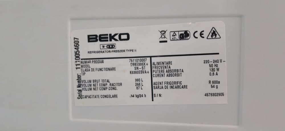 Combina frigorifica Beko