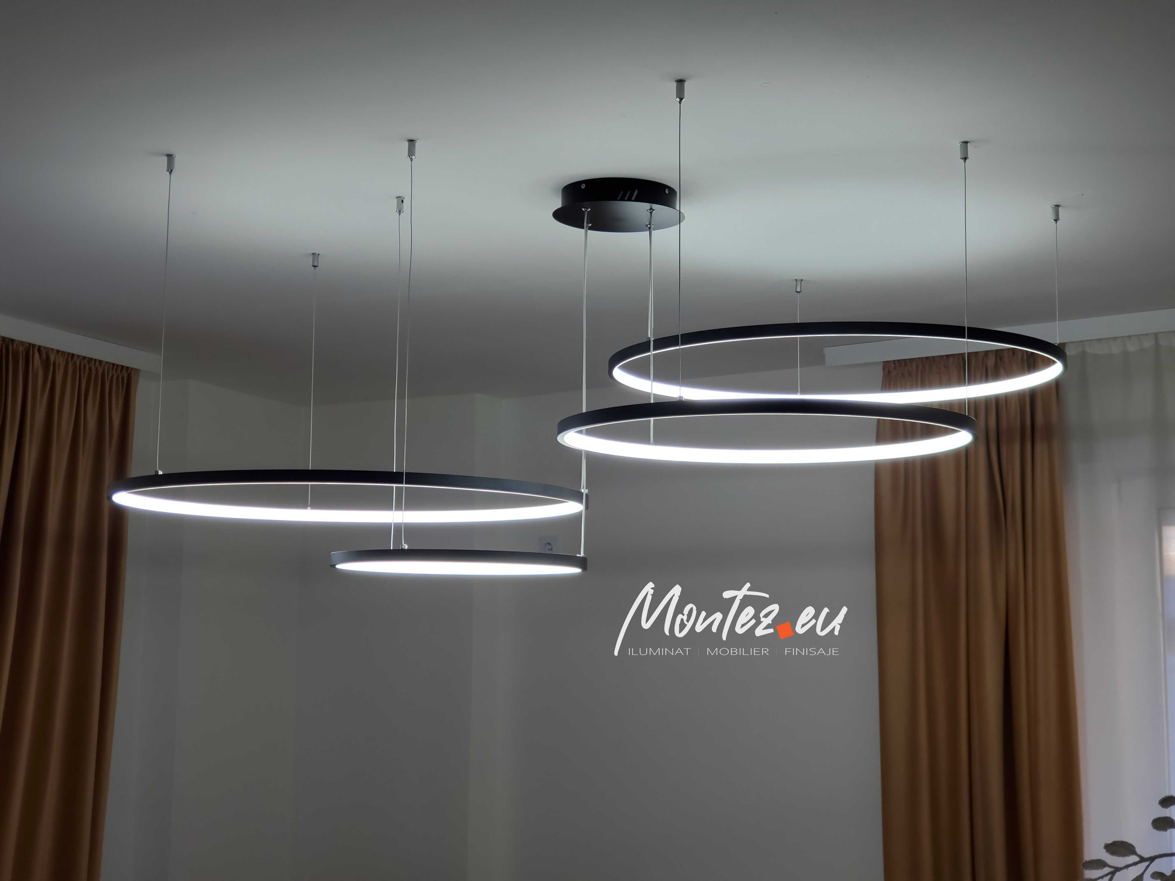 Montare corpuri de iluminat - lustre aplice spoturi montaj electrician