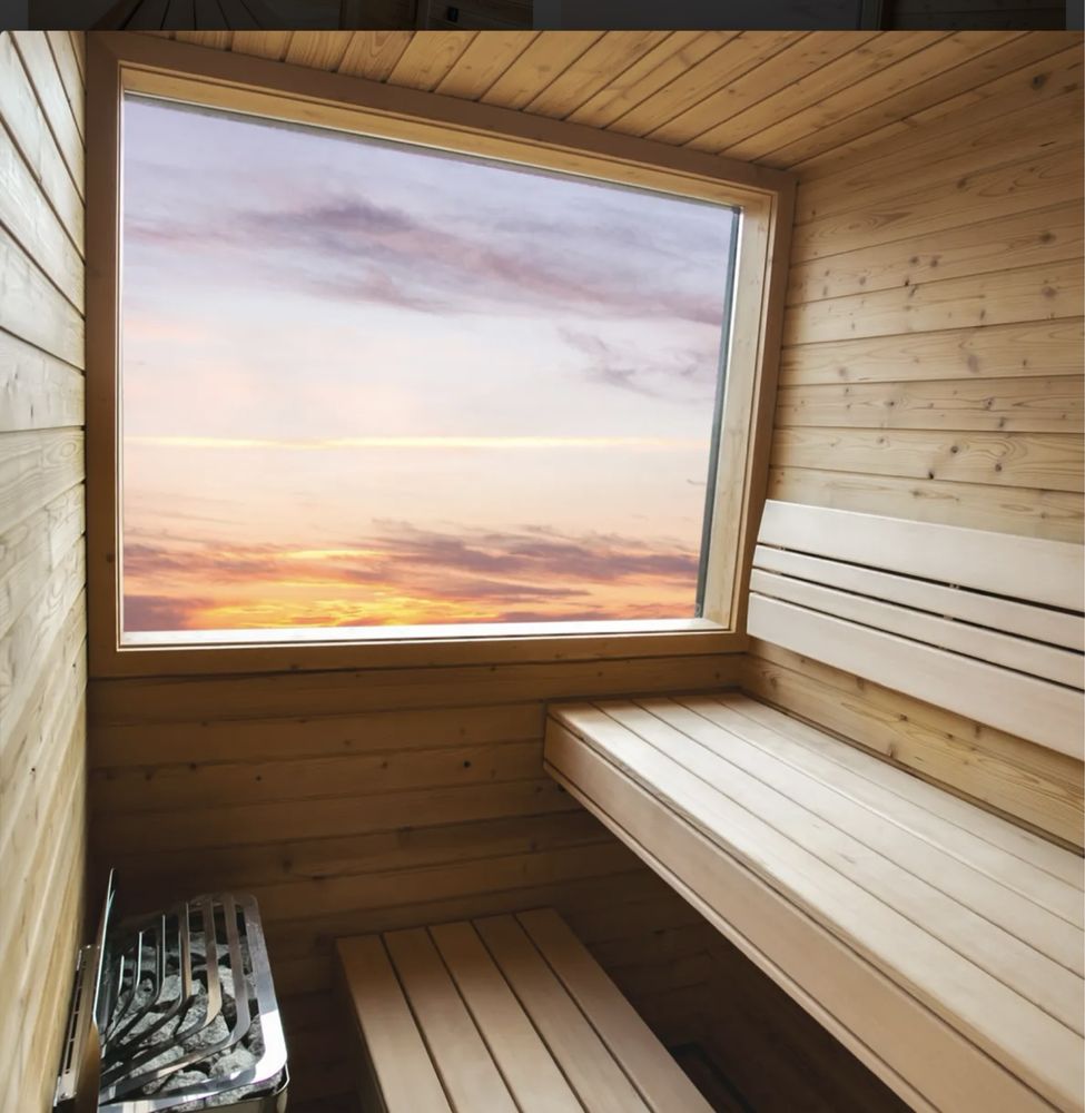 Sauna exterior cube