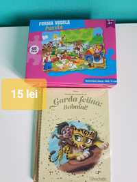Carte copii Garda felina + puzzle Ferma - noi