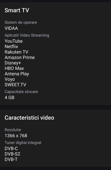 Televizor Star-Light LED 32DM6601 80 cm Smart HD sigilat