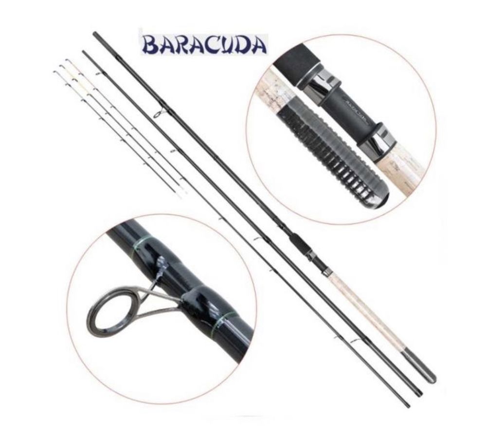 Lanseta fibra de carbon Baracuda Dynasty Feeder Plus 360MH