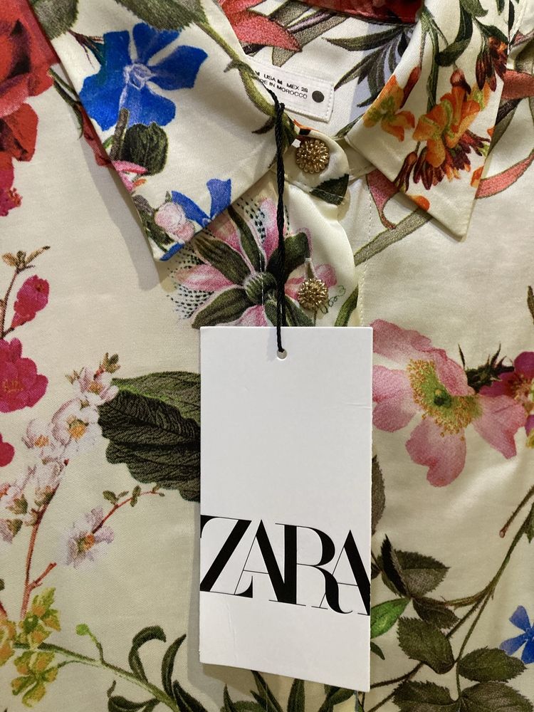 Нова сатенена риза Зара М / размер М ZARA