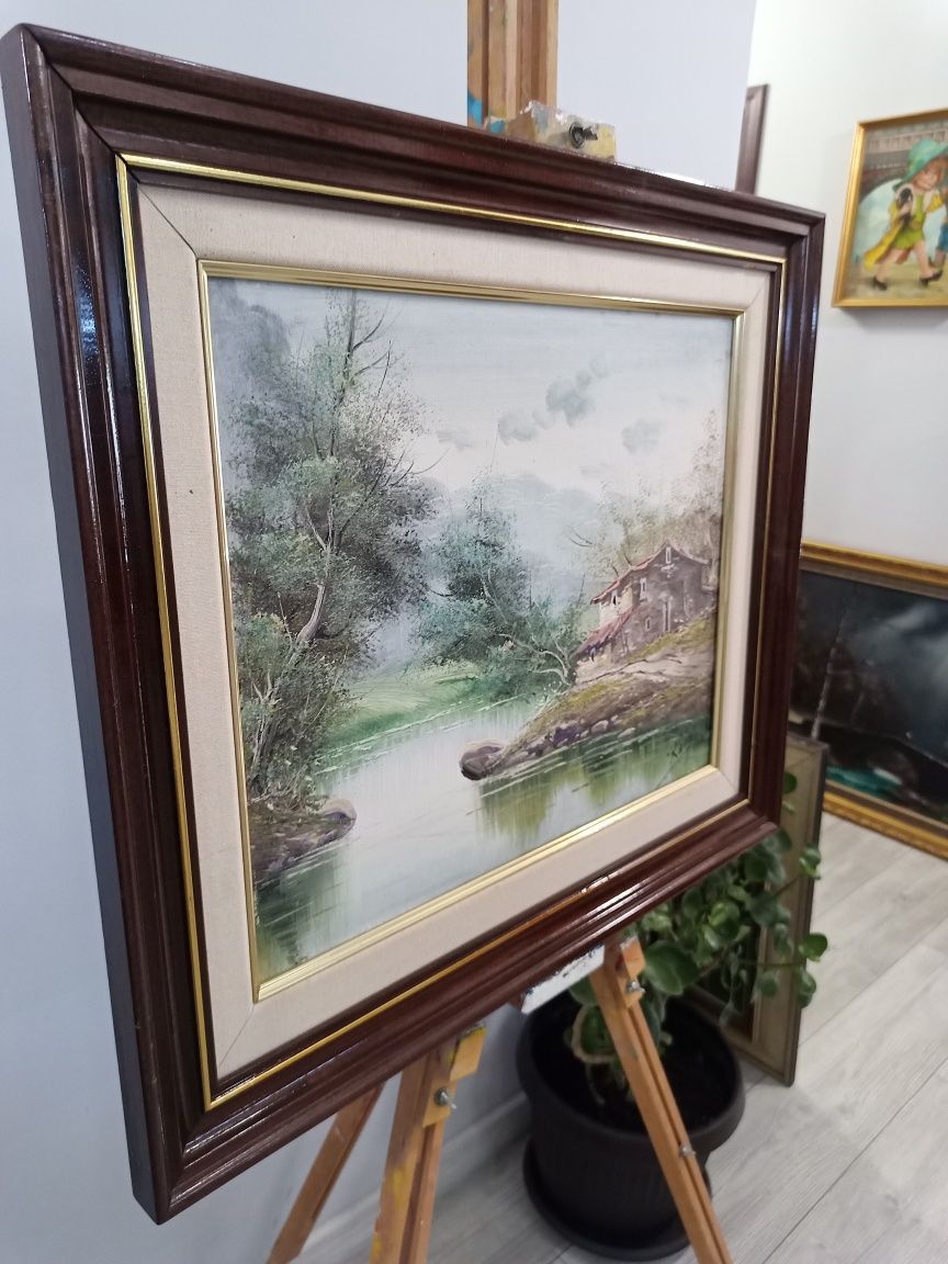 Картина маслени бои върху платно