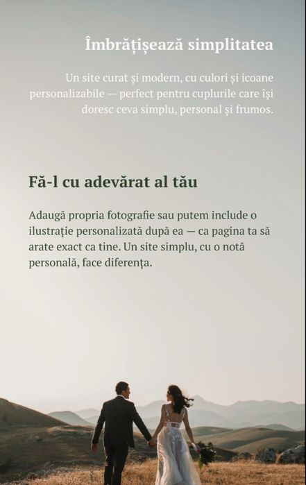 Site pentru evenimente si afaceri