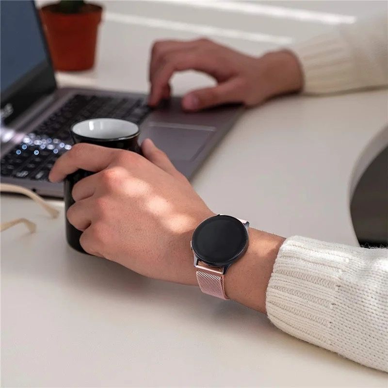 Метални каишки Milanese loop за Samsung/Huawei/Amazfit/Garmin/Xiaomi