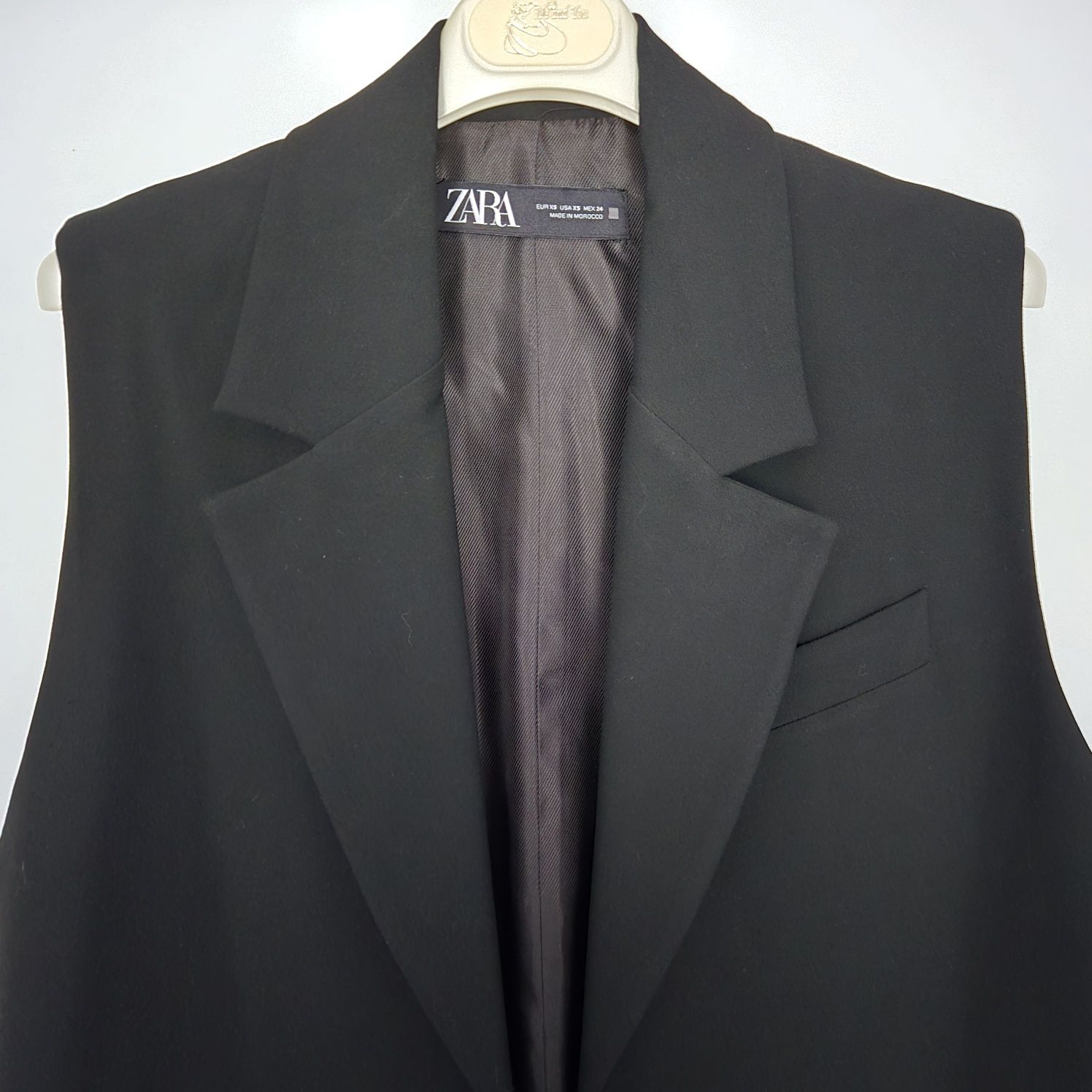Дамски дълъг елек ZARA