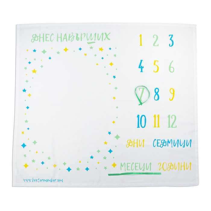 Платно с месечинки за новородено - ново