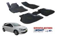 Гумени стелки тип леген 3D за Фолксваген Голф 6 VW Golf 6 (2009-2013)