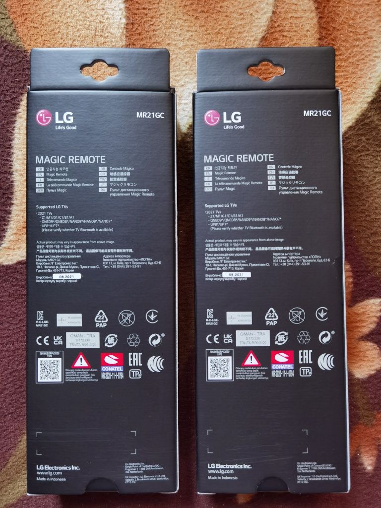 Magic remote LG AN-MR21GC оригинално дистанционно